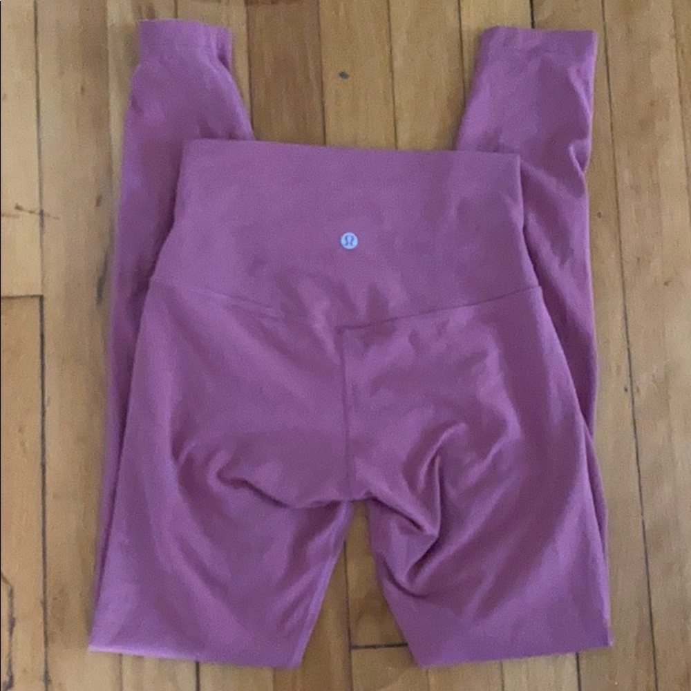 Pink lulu align leggings